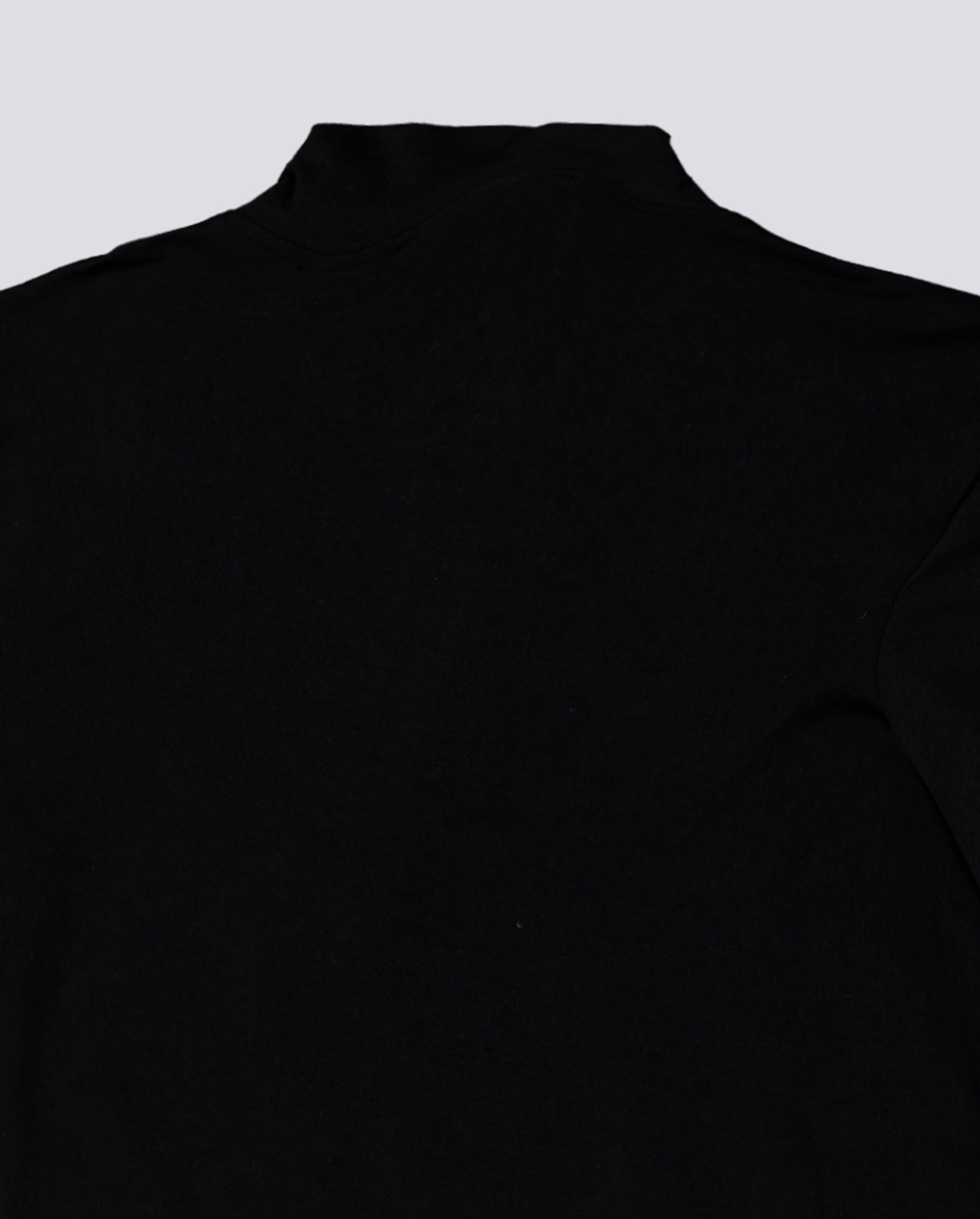 Camiseta Obey Relay Mock Neck Negro Mujer