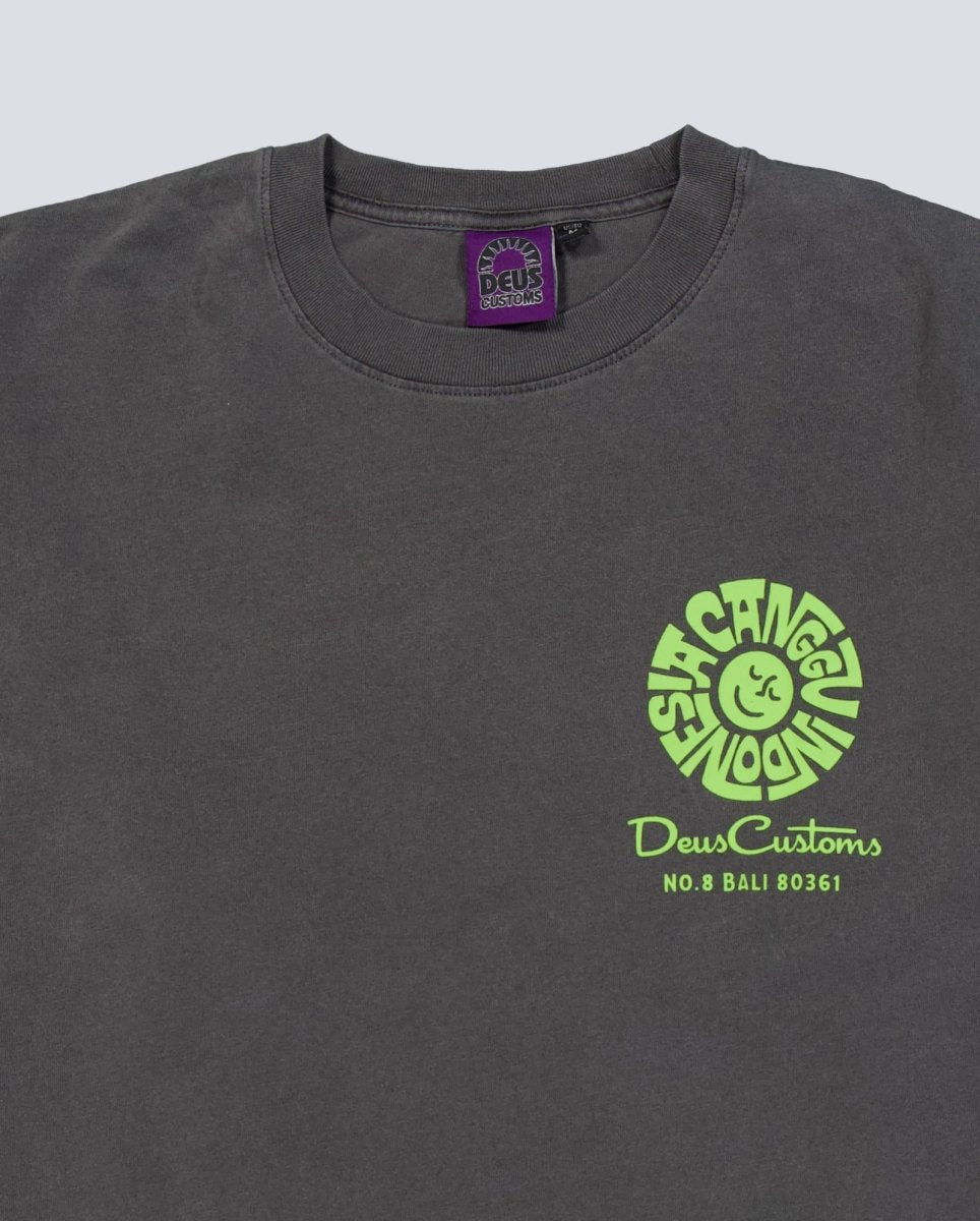 Camiseta Deus Canggu Address Gris Unisex