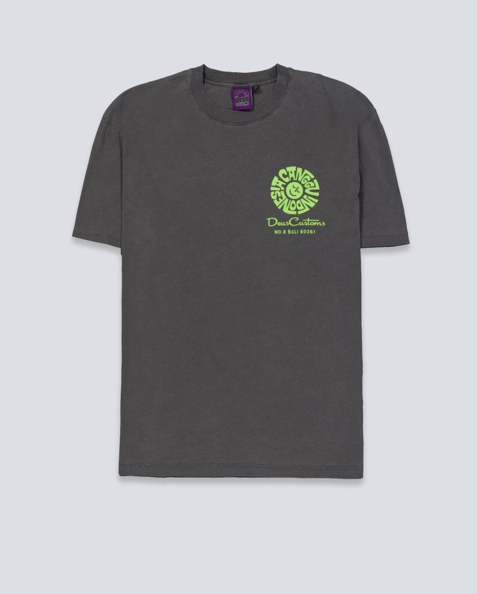 Camiseta Deus Canggu Address Gris Unisex