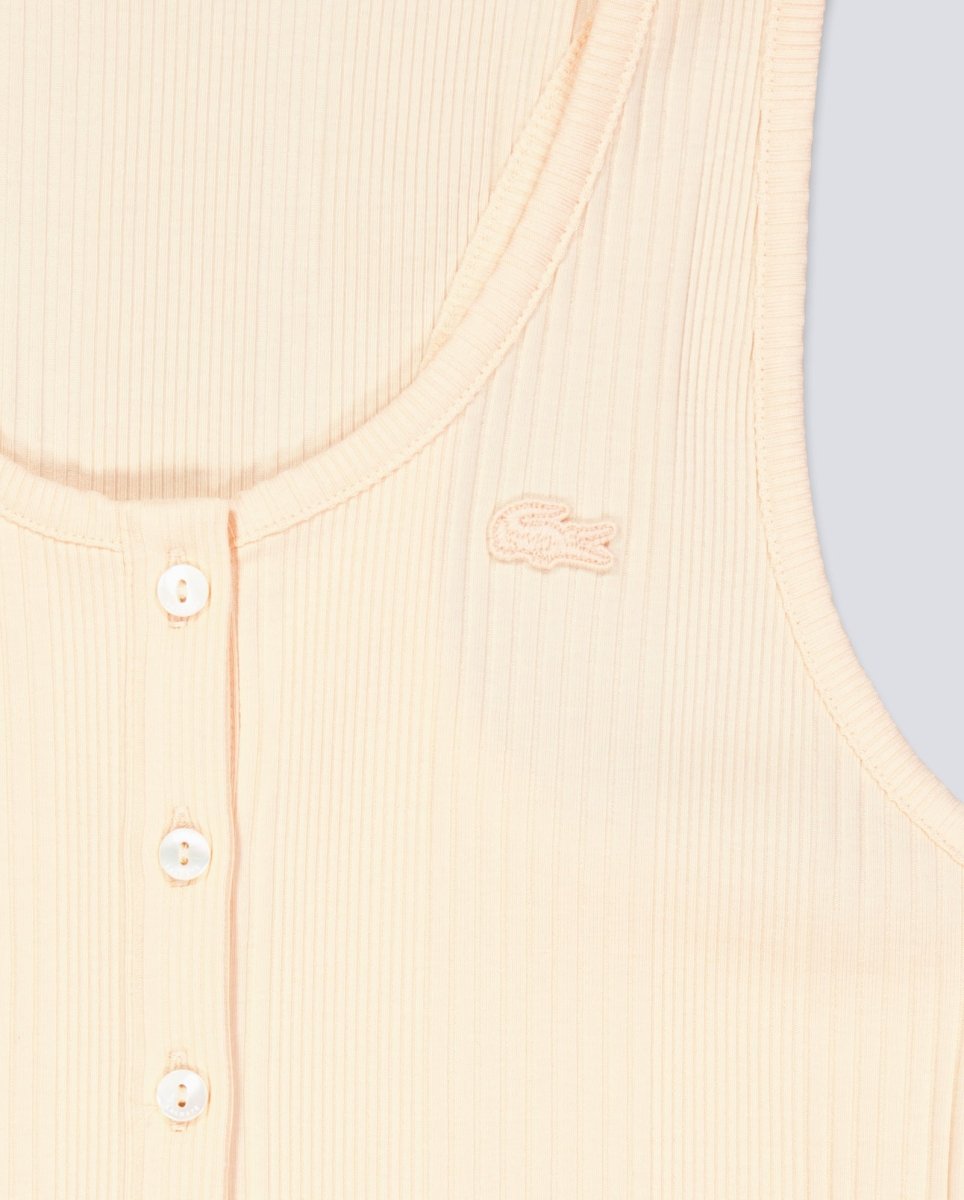 Top De Tirantes Lacoste Beige Mujer