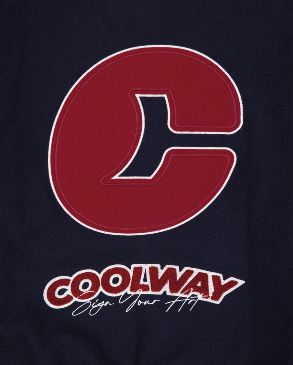 Chaqueta Coolway Dark Navy Varsity Azul Unisex