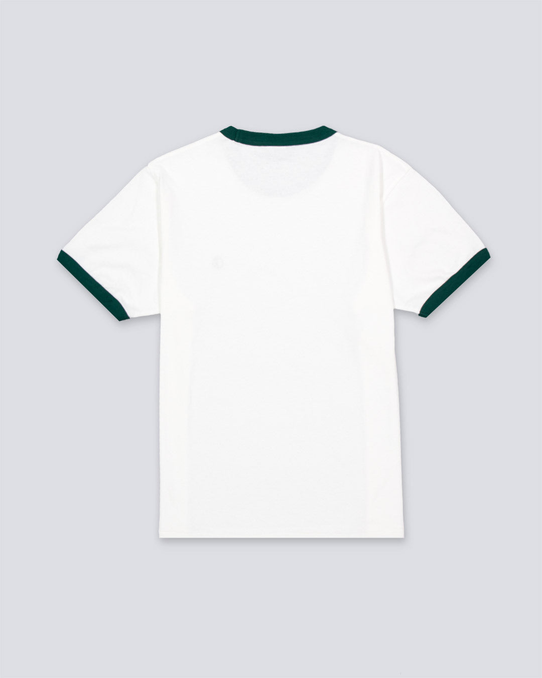 Camiseta Ringer Tee Cloud Blanco Y Verde Hombre