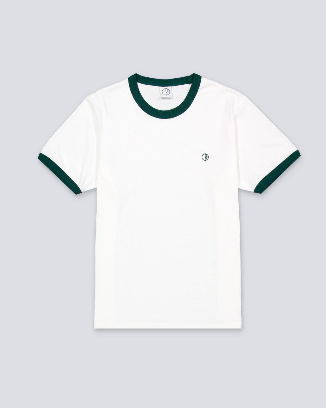 Camiseta Ringer Tee Cloud Blanco Y Verde Hombre