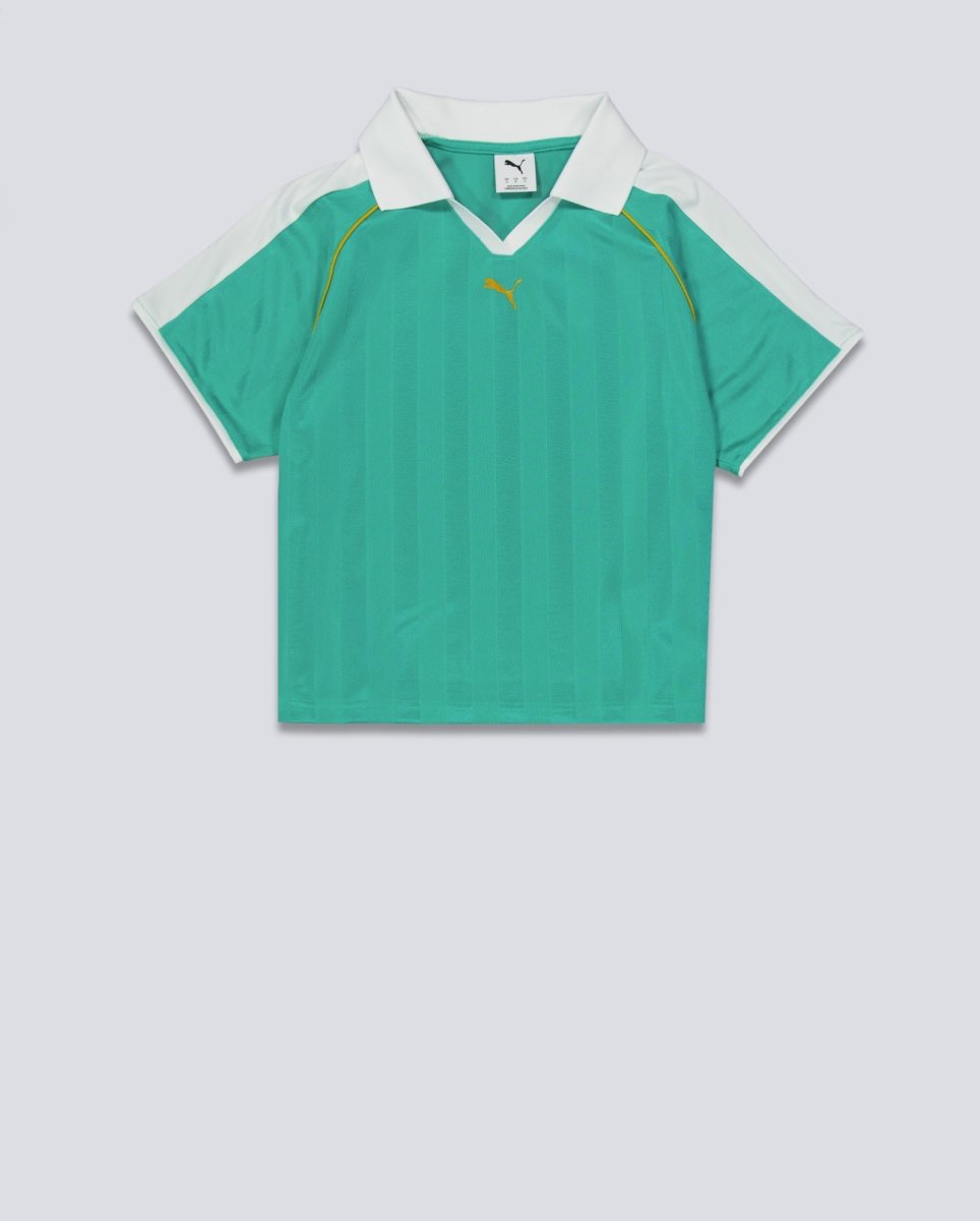 Camiseta Puma T7 Relaxed Football Jersey Verde Mujer