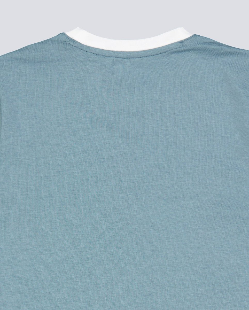 Camiseta Dickies Plainville Ringer Verde Mujer