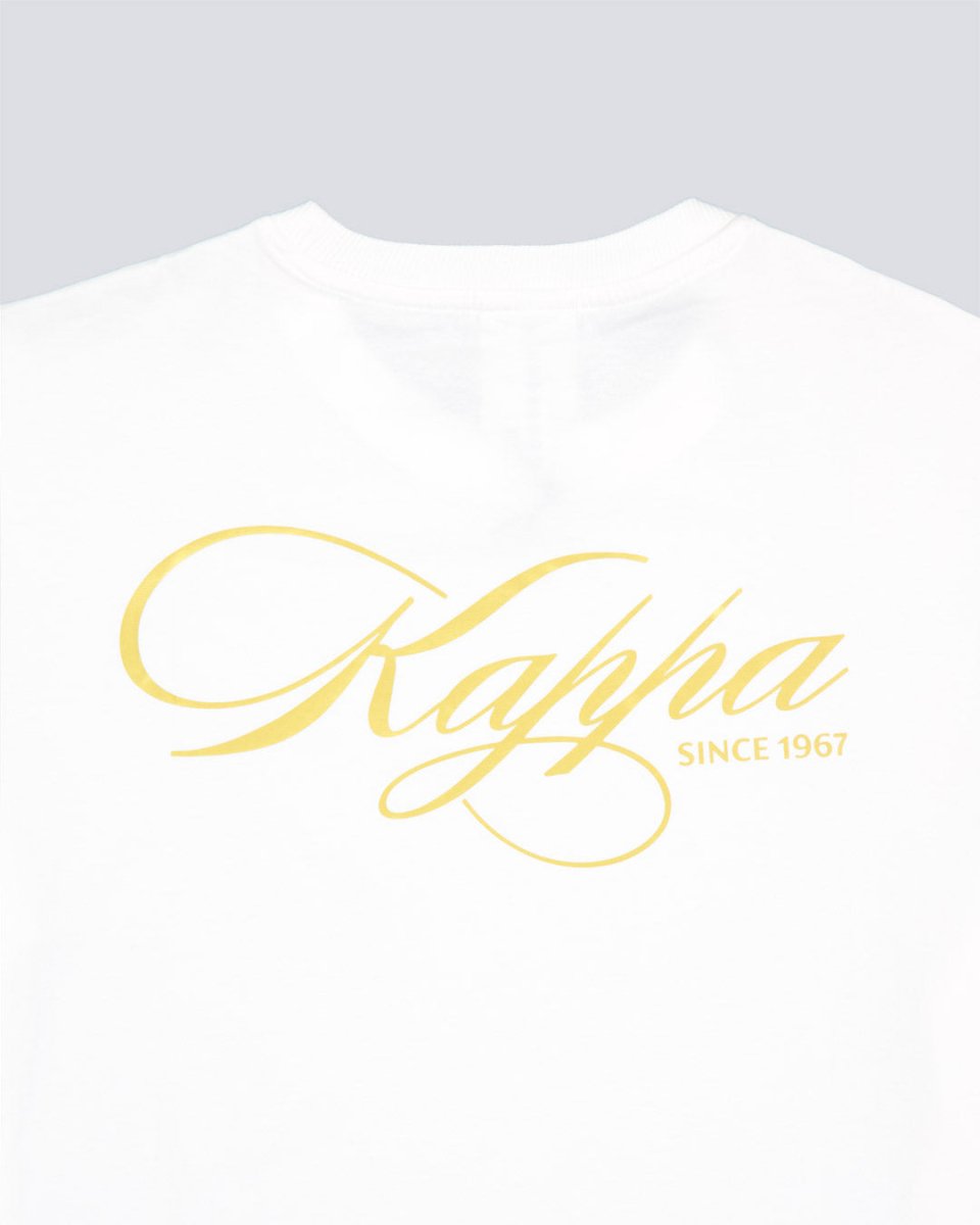 Camiseta Kappa Authentic Norda Blanco Unisex