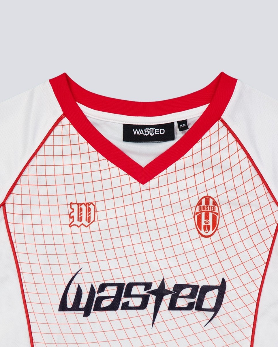 Camiseta Wasted Paris Spine Beige Y Rojo Mujer