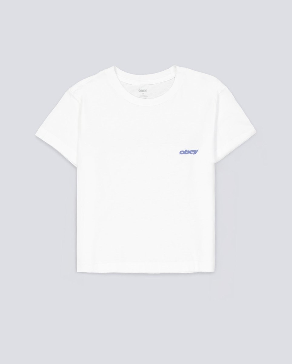 Camiseta Obey Speed Blanco Mujer