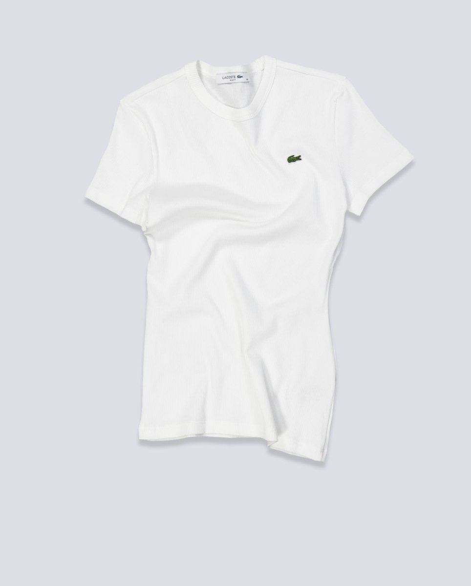 Camiseta Lacoste Blanco Mujer
