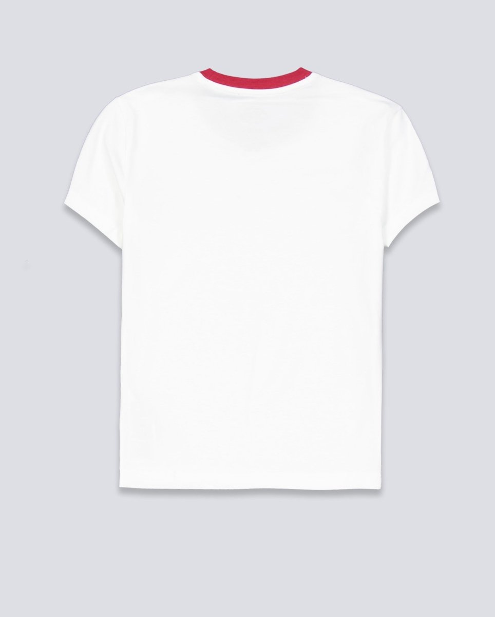 Camiseta Dickies Plainville Ringer Blanco Mujer