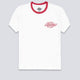 Camiseta Dickies Plainville Ringer Blanco Mujer
