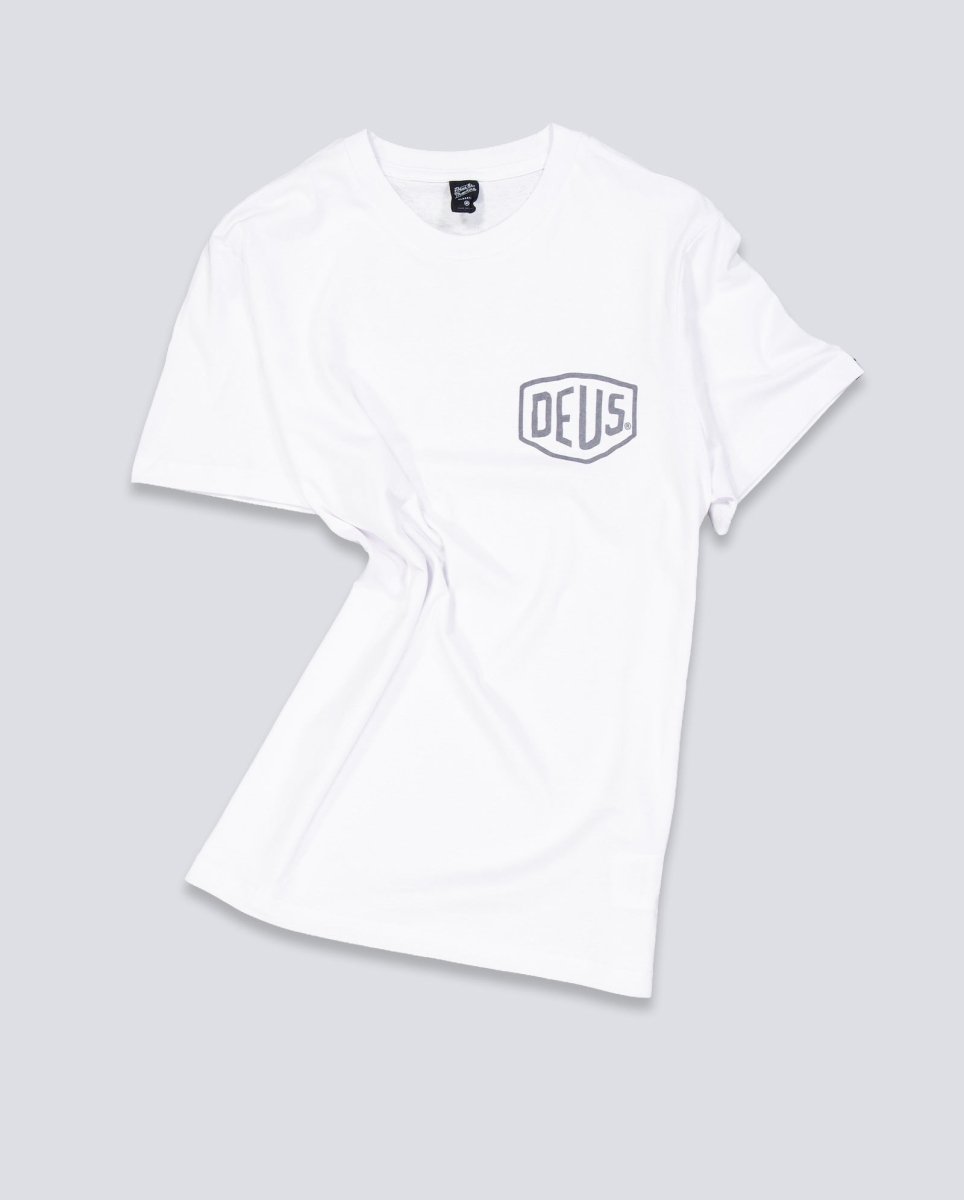 Camiseta Deus Venice Address Blanca Unisex