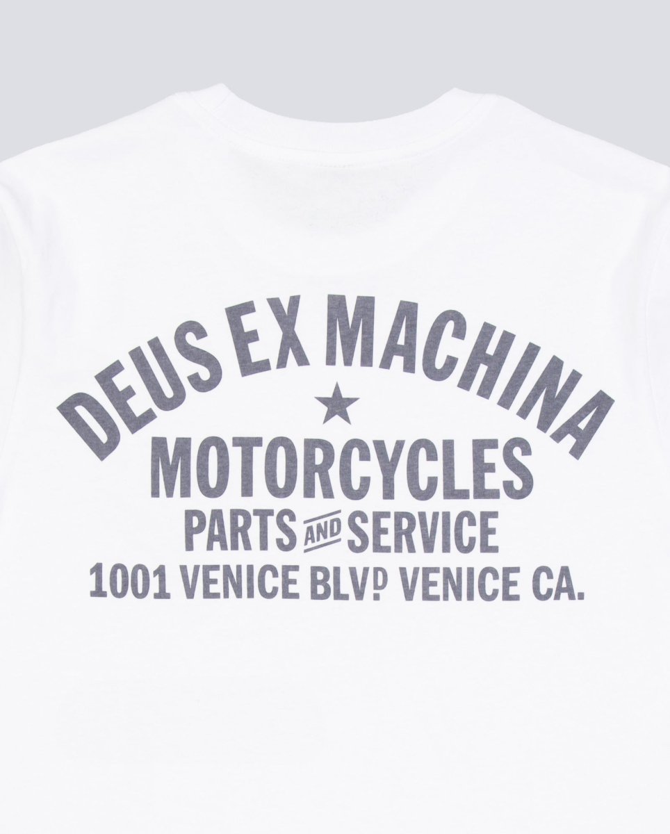 Camiseta Deus Venice Address Blanca Unisex