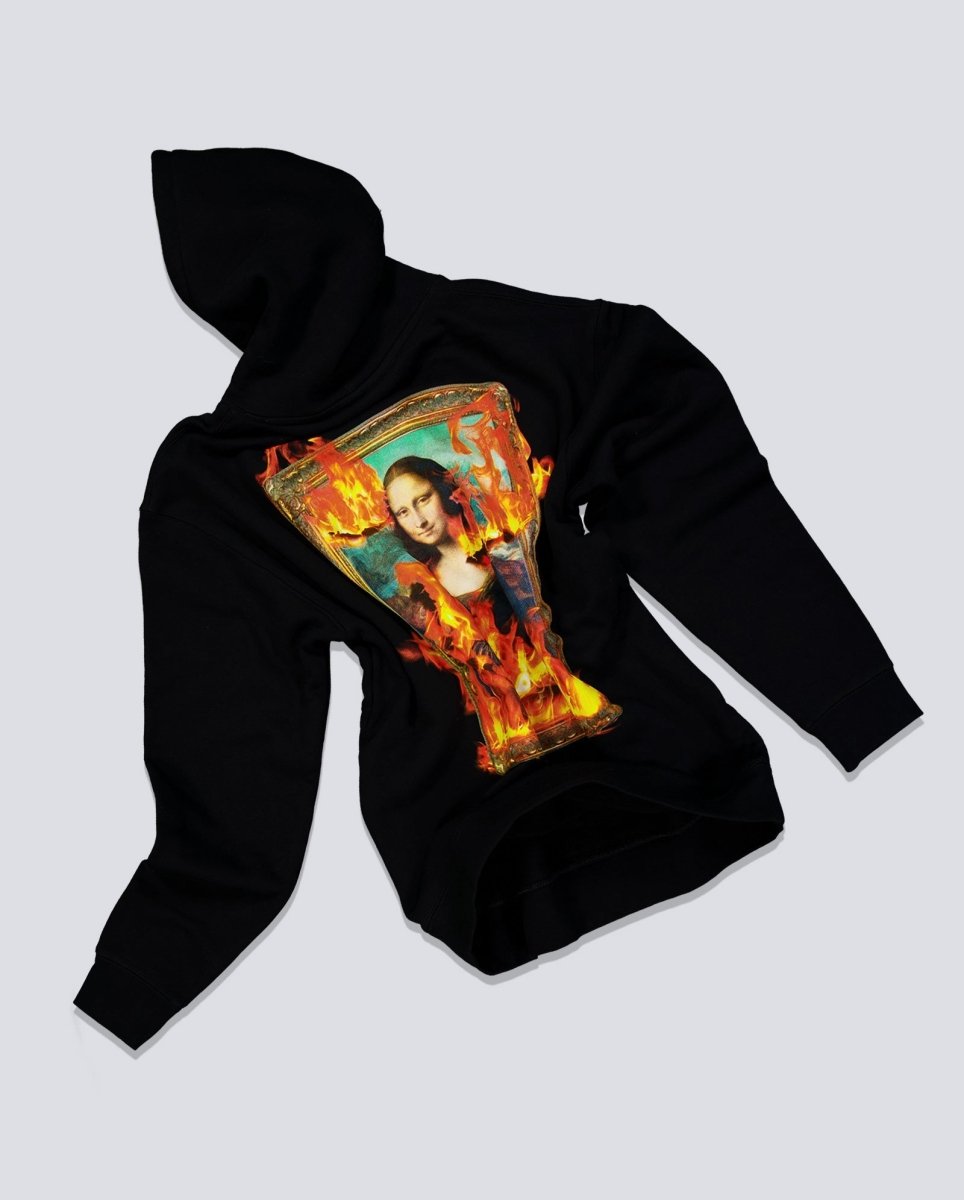 Sudadera Pleasures Burn Again Hoodie Negro Unisex