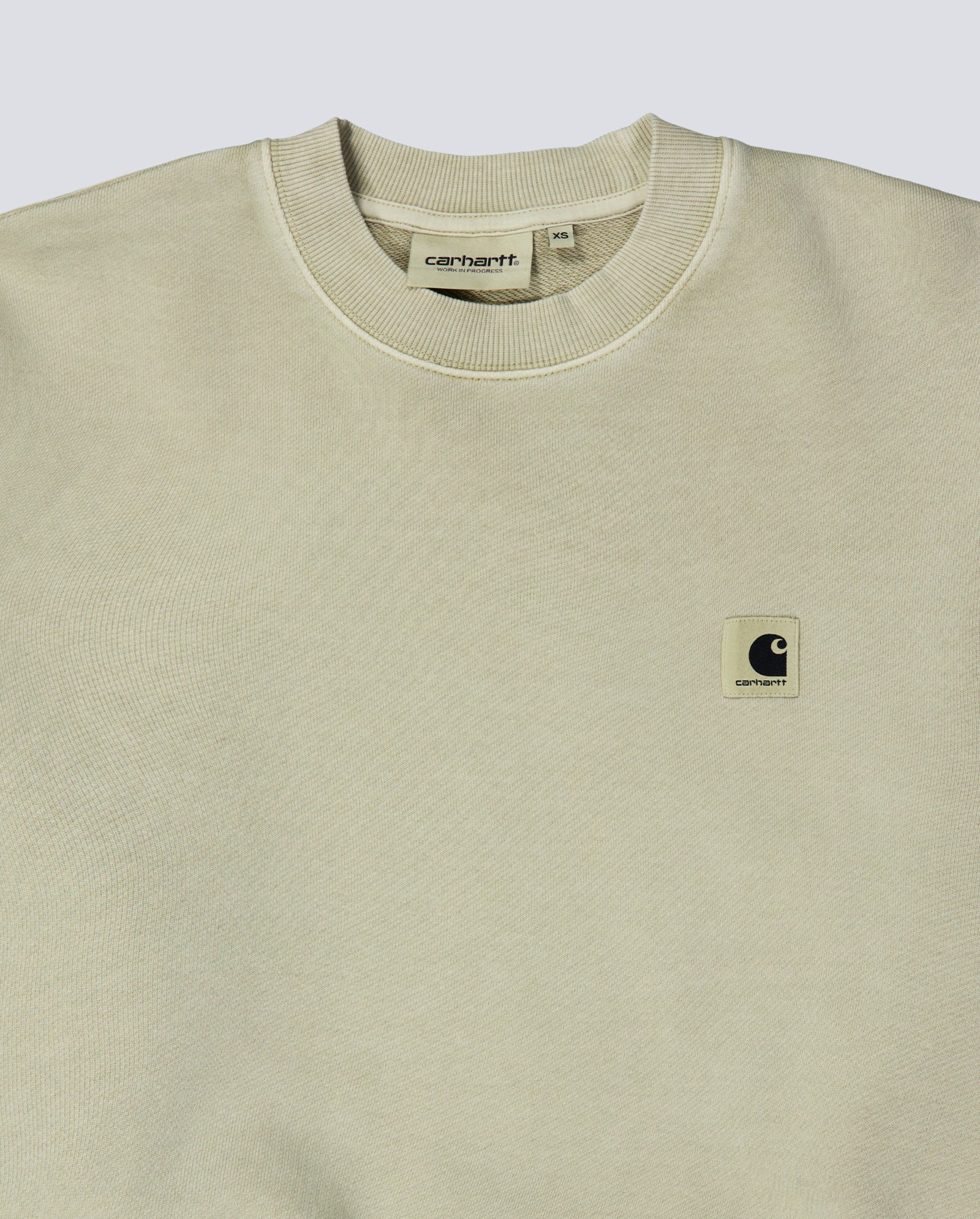 Sudadera Carhartt WIP Nelson Gris Stone Mujer