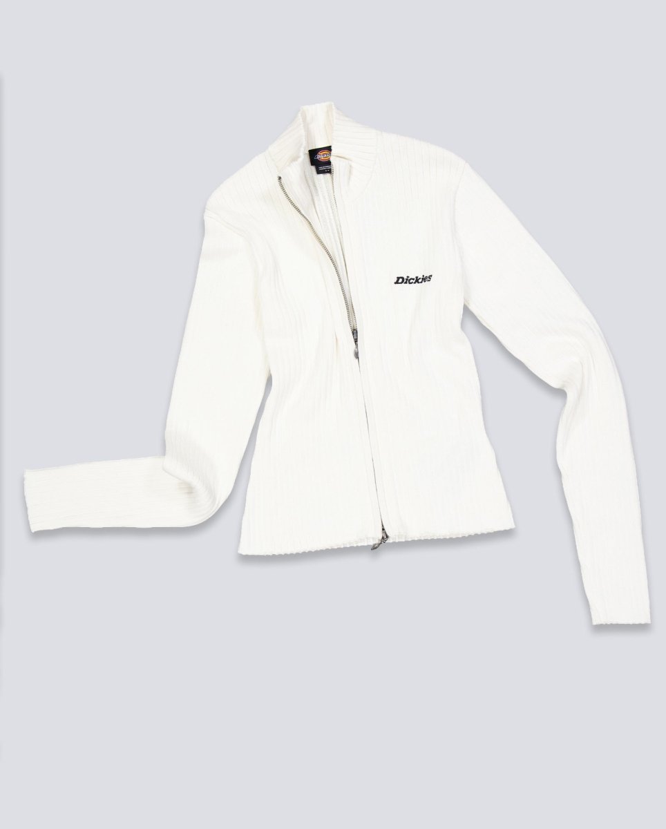 Jersey Con Cremallera Dickies Wellsville Blanco Mujer