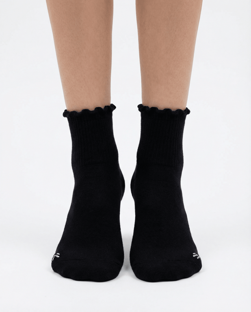 Calcetines Vans Lettuce Have It Half Crew Negro Mujer