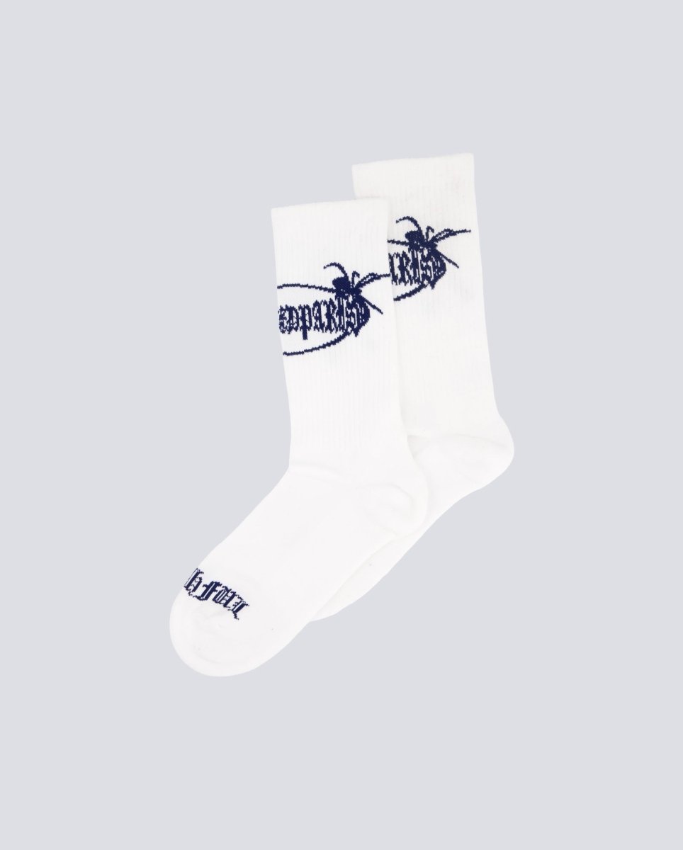 Calcetines Wasted Paris Socks Boiler Blanco Y Azul Unisex