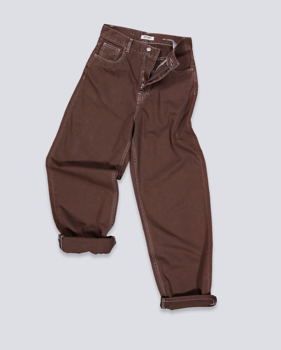 Pantalón Carhartt WIP Brandon Marrón Mujer