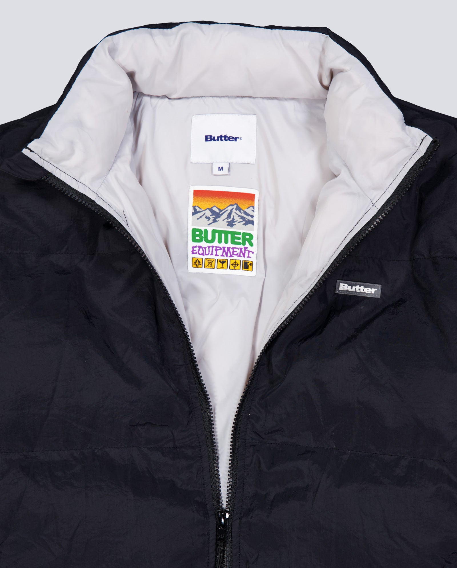 Abrigo Butter Goods Endure Puffer Negro Unisex BGQ3254502