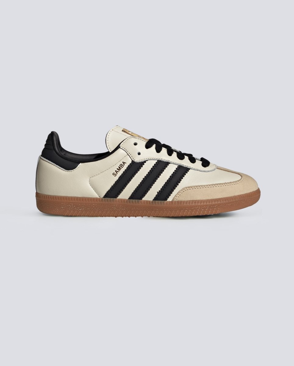 Adidas Samba OG Beige Y Negro Mujer ID0478 Zapatillas