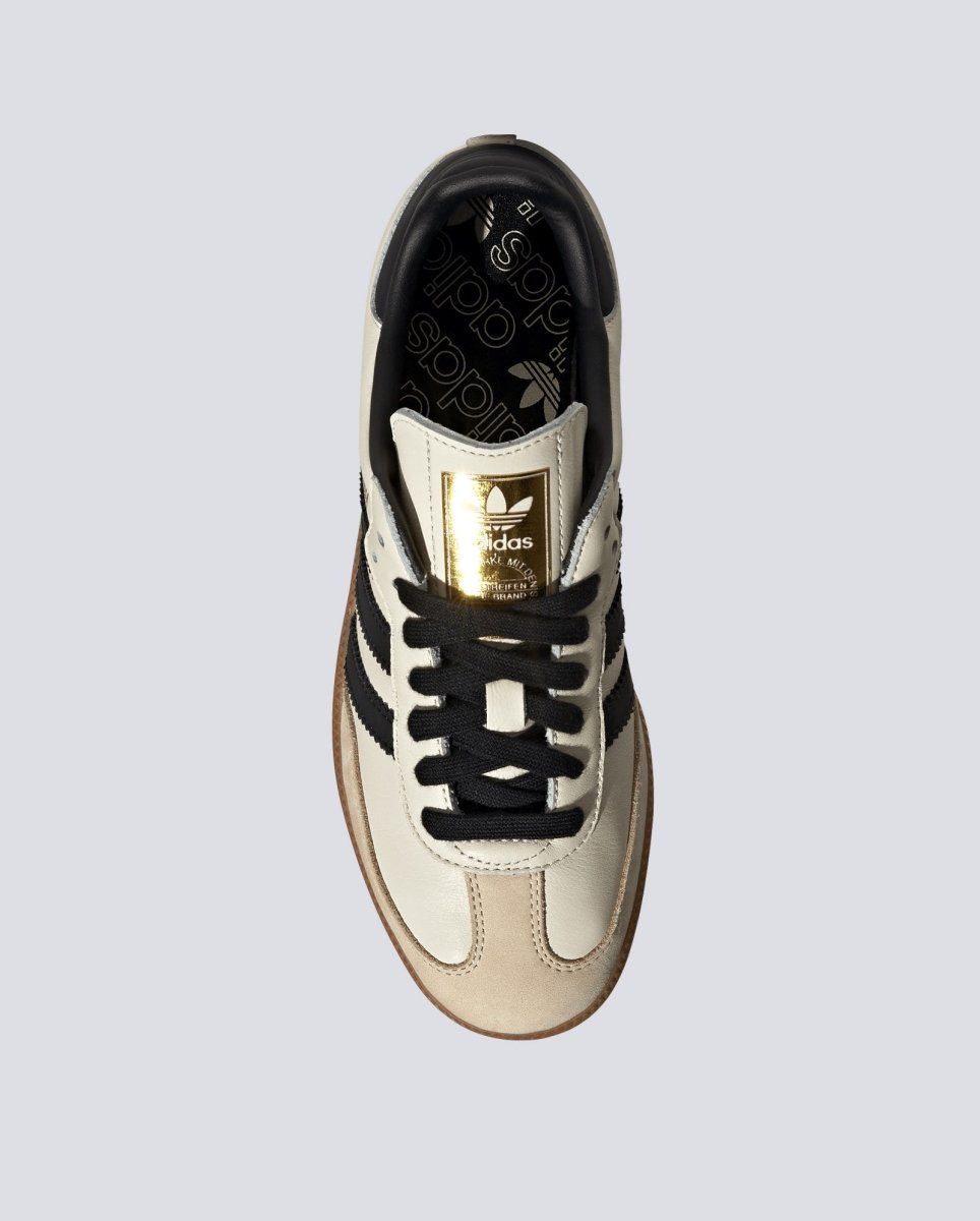 Adidas Samba OG Beige Y Negro Mujer ID0478 Zapatillas