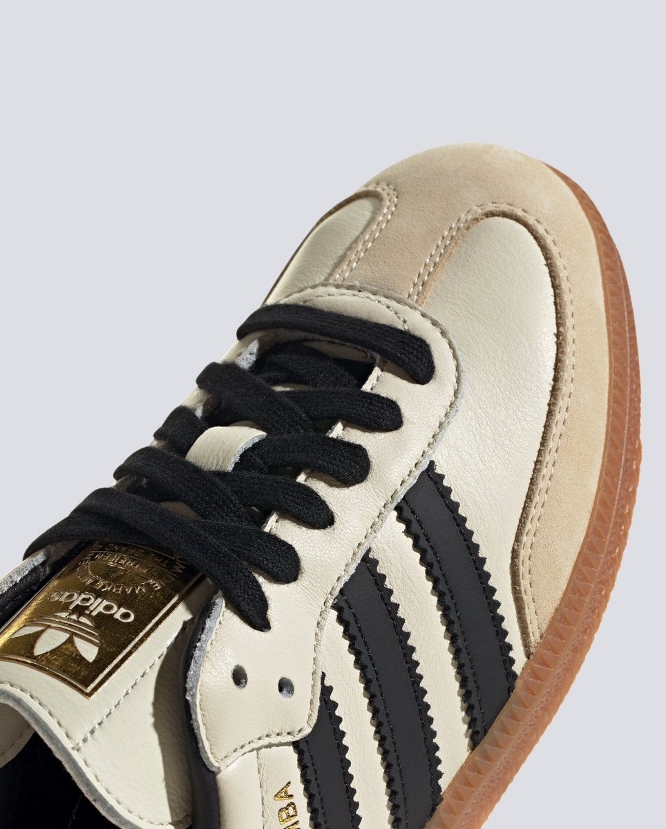 Adidas Samba OG Beige Y Negro Mujer ID0478 Zapatillas