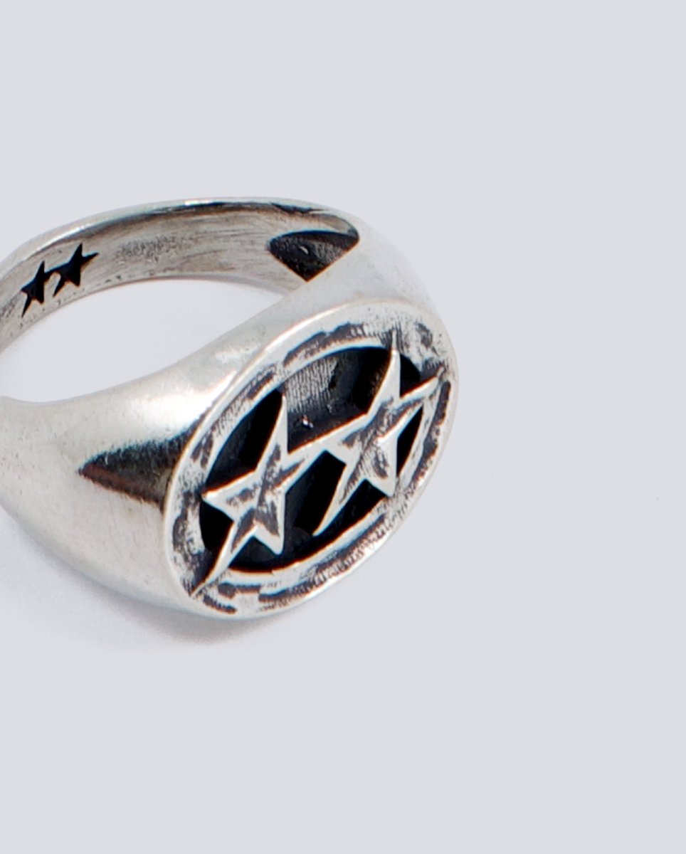 Anillo Twojeys Icon Signet Plateado Unisex 322426001