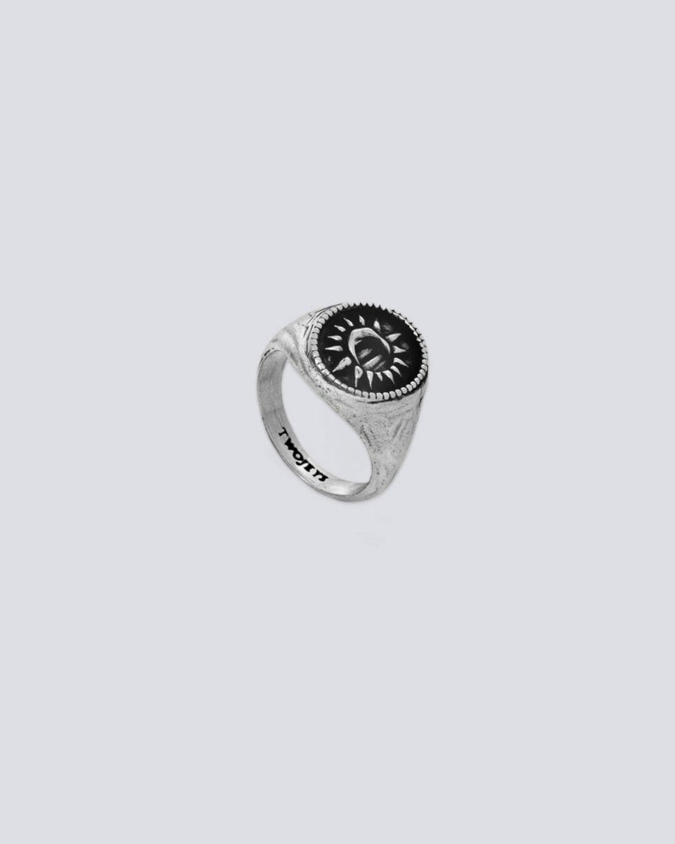 Anillo Twojeys Midnight Ring Plateado Unisex 102201001 joyas
