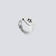 Anillo Twojeys Star Signet Plateado Unisex