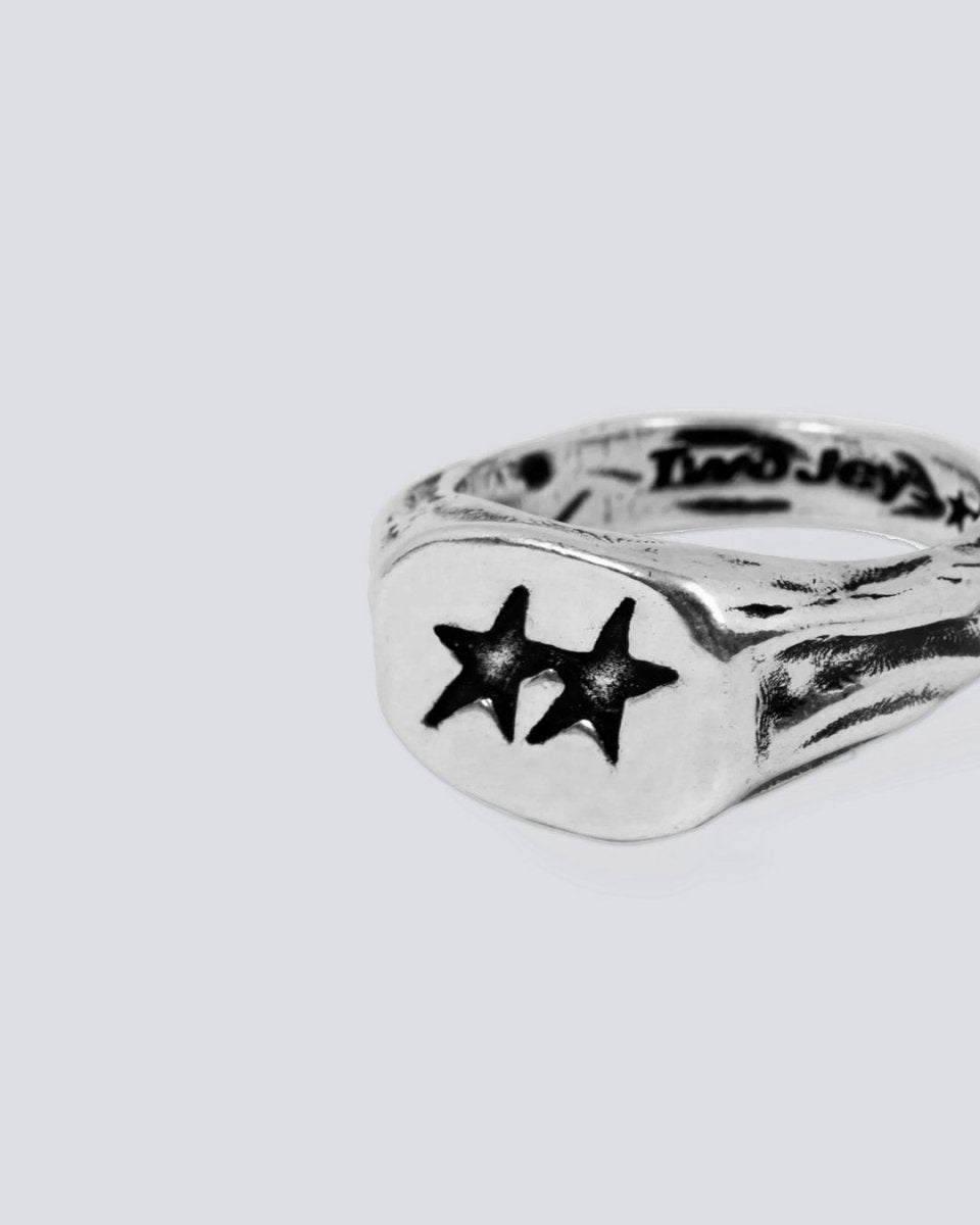 Anillo Twojeys Superstar Signed Plateado Unisex 101901001 joyas
