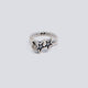 Anillo Twojeys Tilted Icon Ring Plateado Unisex