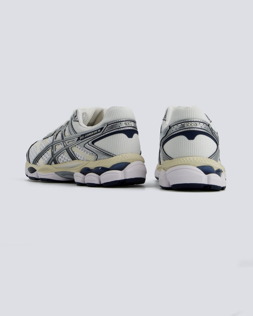 Asics Gel-Cumulus 16 Blanco y Azul Hombre 1203A733-103