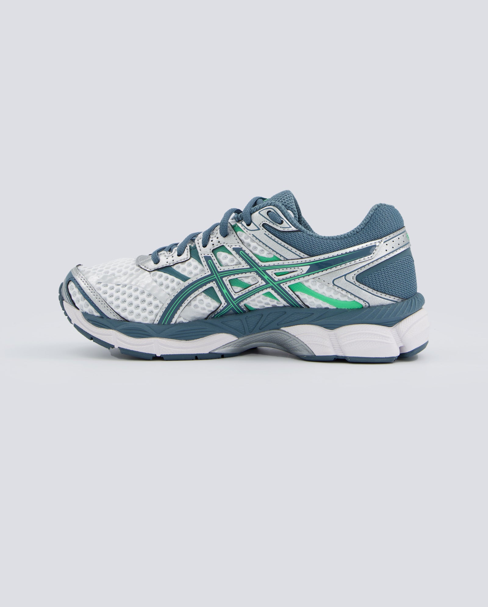 Asics Gel Cumulus Verde Y Gris Mujer