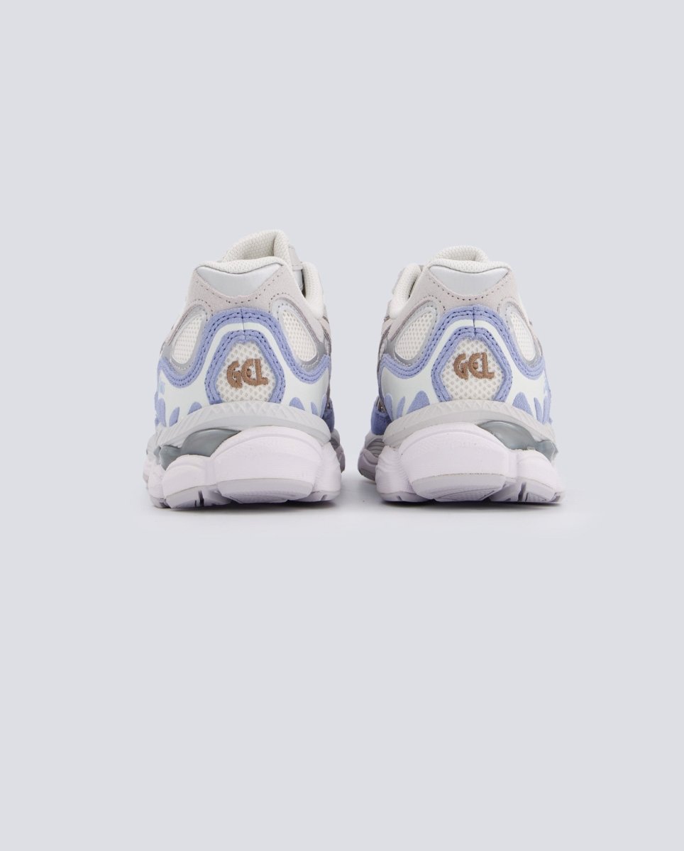 Asics Gel-Nyc Cream Cloud Gris Y Azul Mujer 1203A953-100 zapatillas