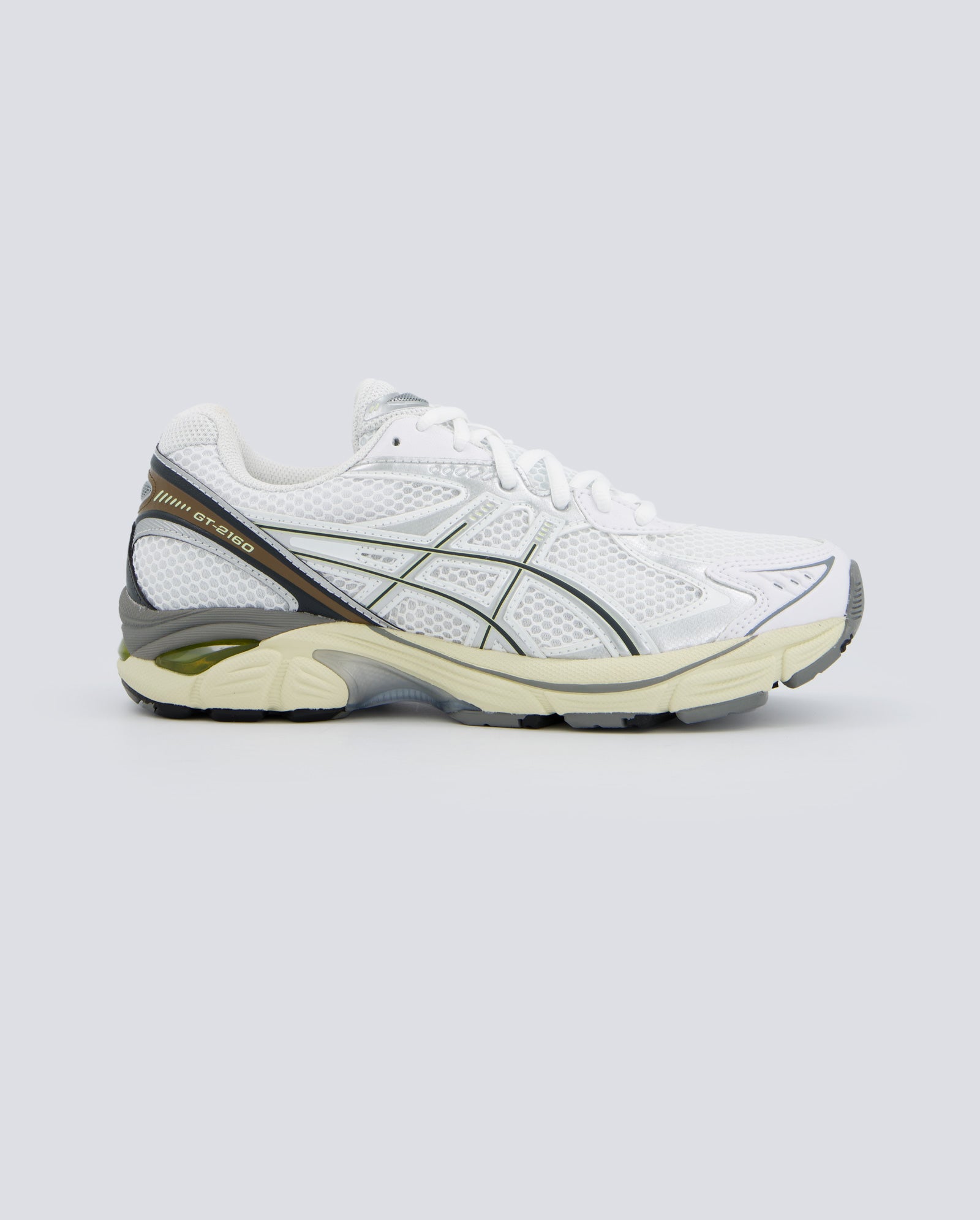 Asics Gt-2160 Blanco Y Plateado Mujer 1203A275-111 zapatillas