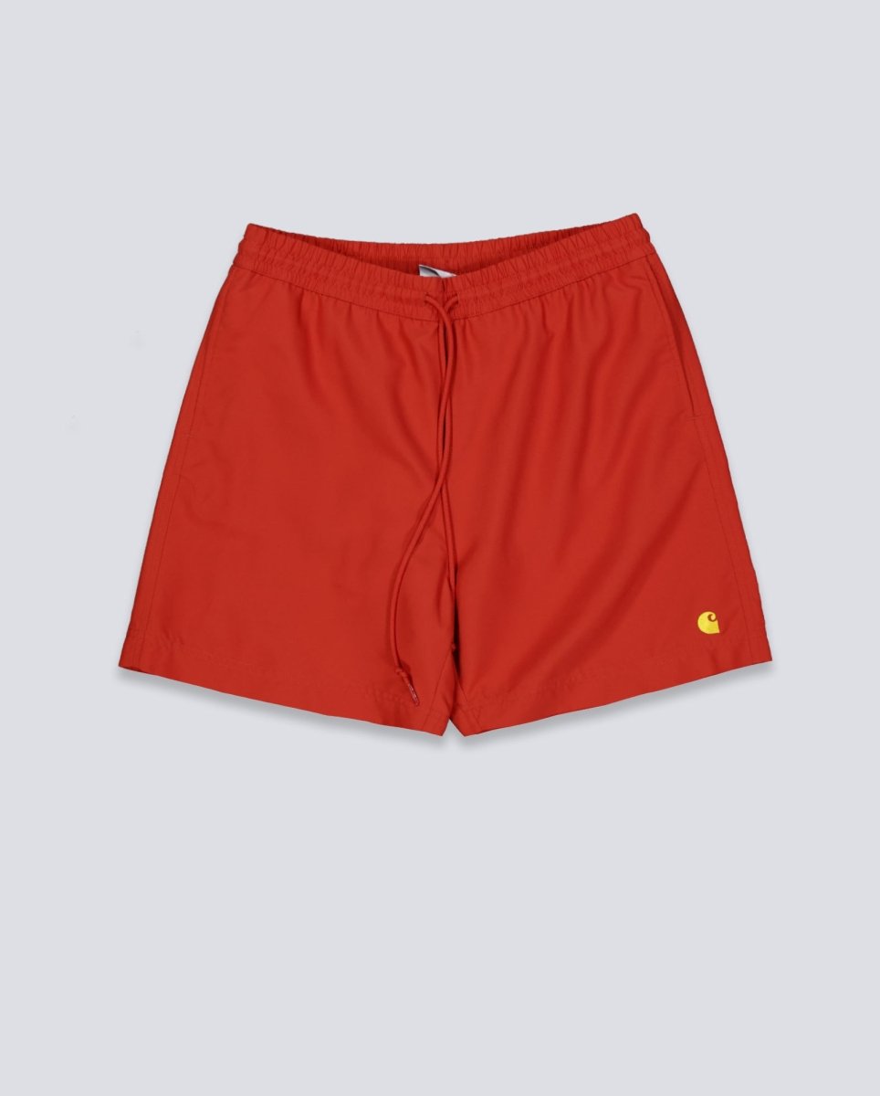 Bañador Carhartt WIP Chase Swim Trunks Rojo Hombre I035062-3NUXX