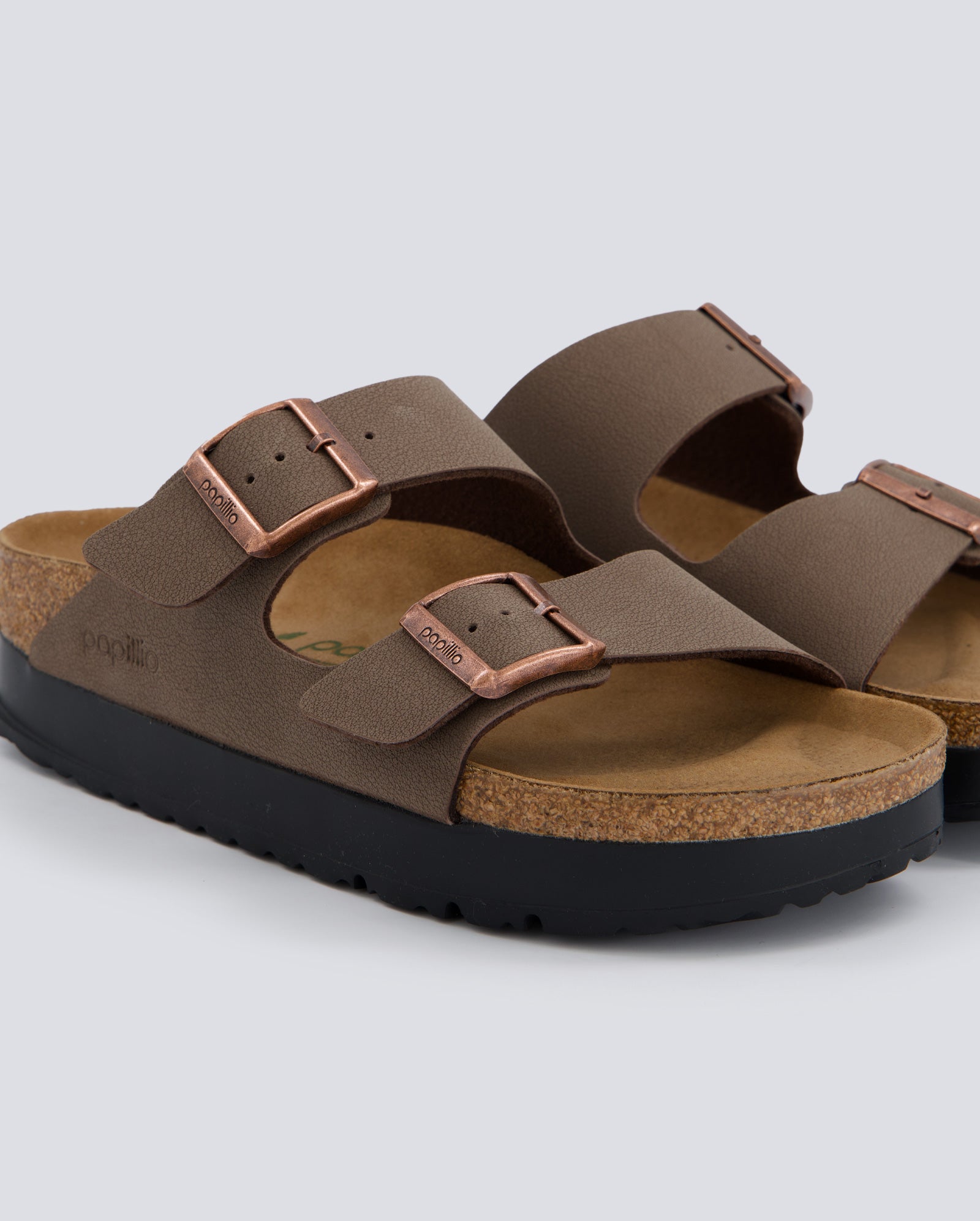 Birkenstock Arizona Plataforma Bf Marrón Mujer 1027417 zapatillas