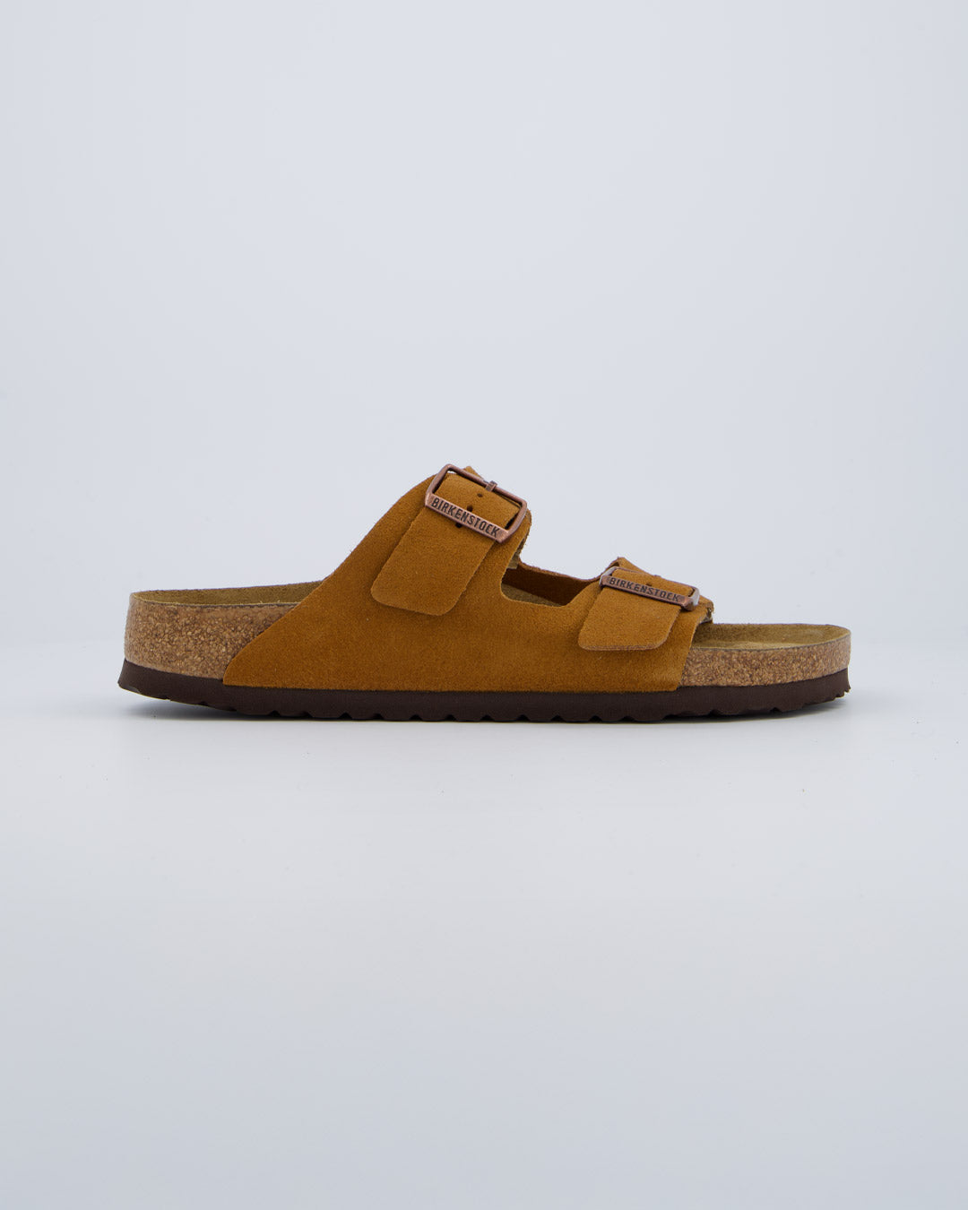 Birkenstock Arizona Suede Marrón Hombre Sandalias