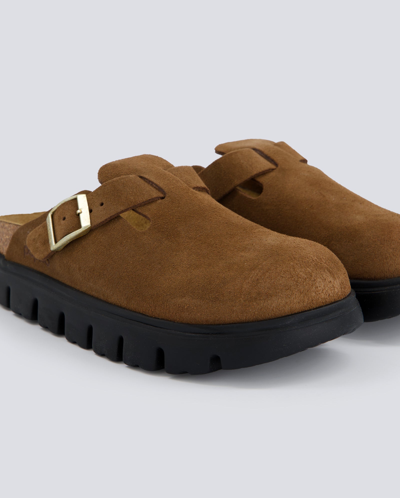Birkenstock Boston Chunky Level Marróm Mujer 1028402 zapatillas