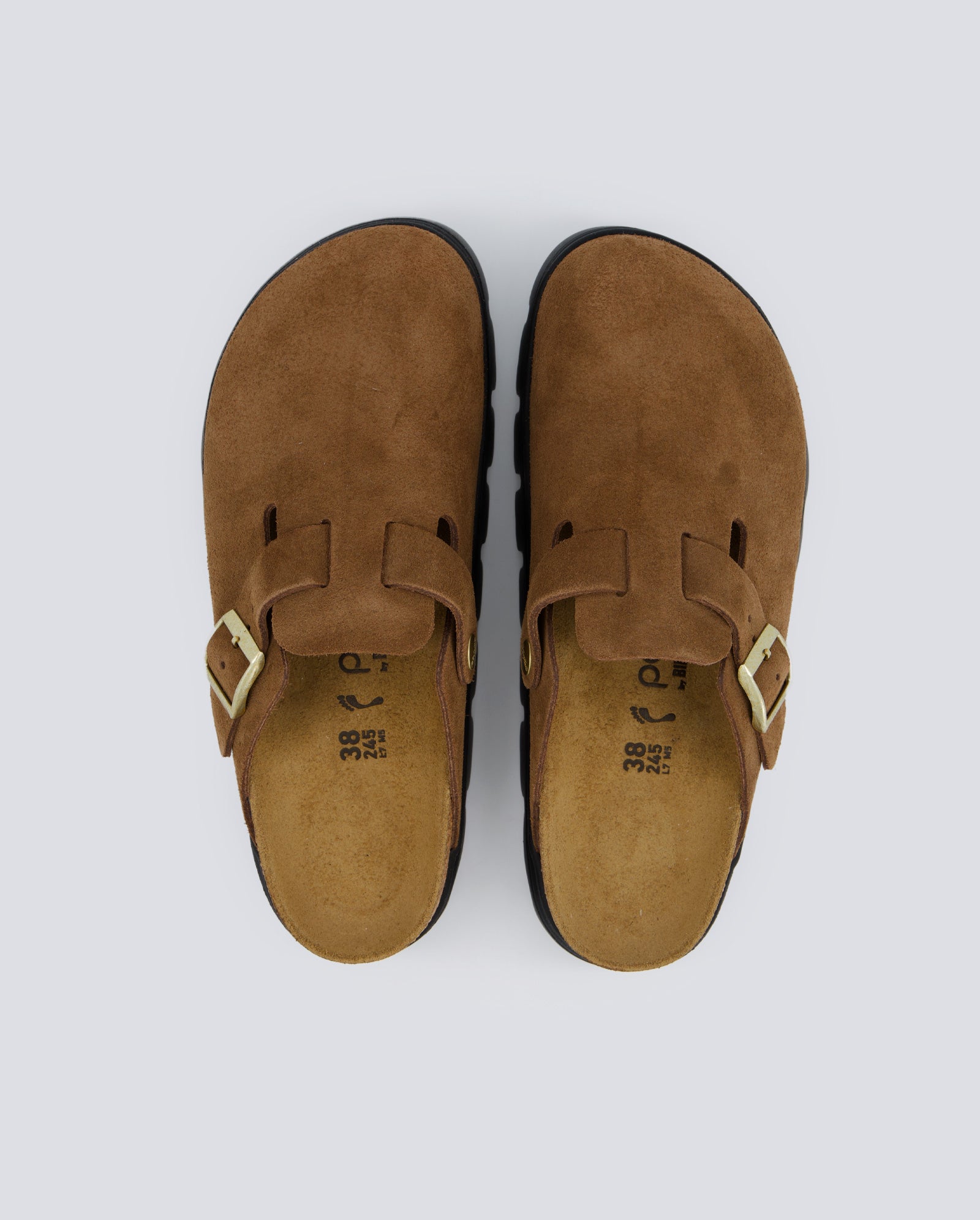 Birkenstock Boston Chunky Level Marróm Mujer 1028402 zapatillas