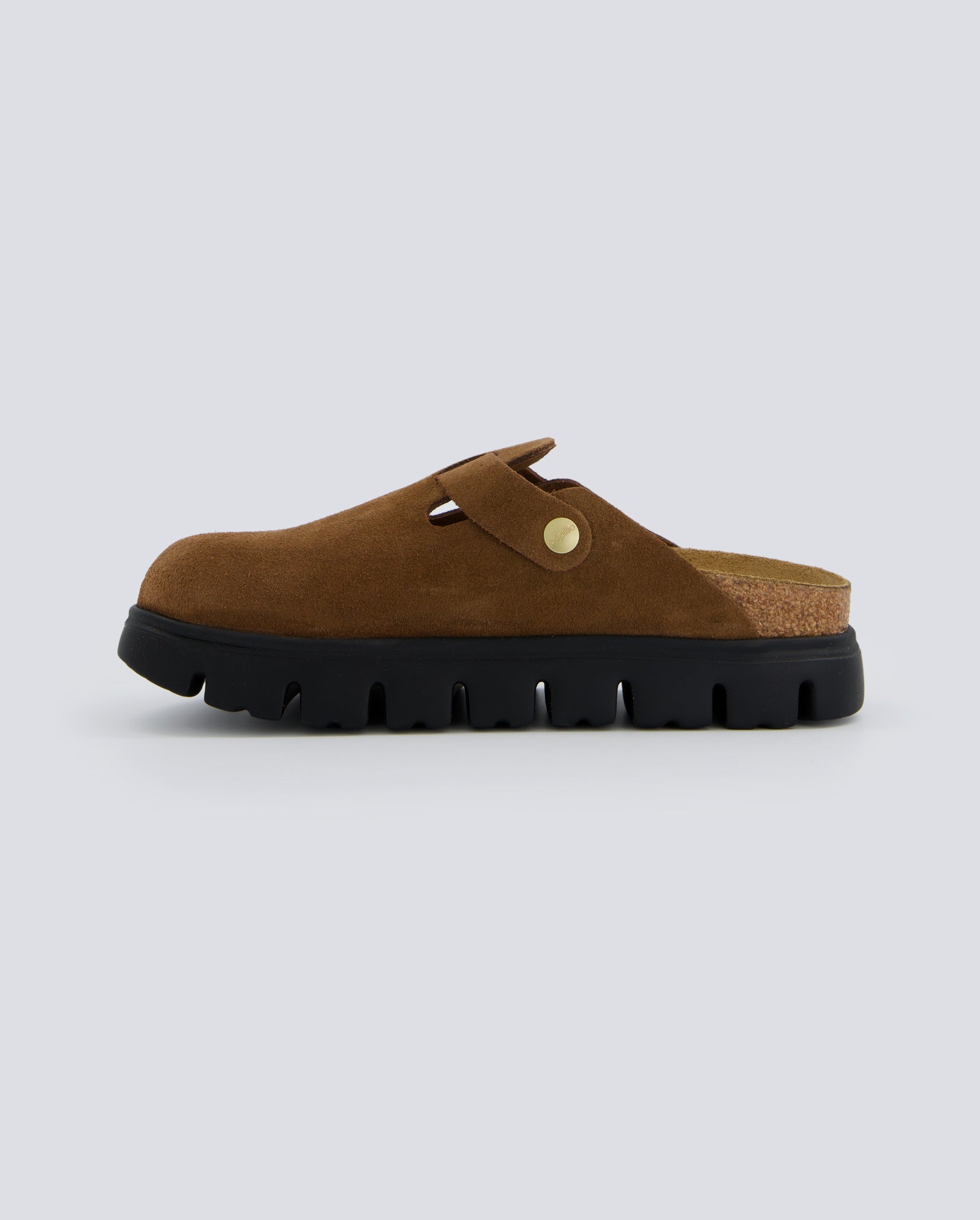 Birkenstock Boston Chunky Level Marróm Mujer 1028402 zapatillas