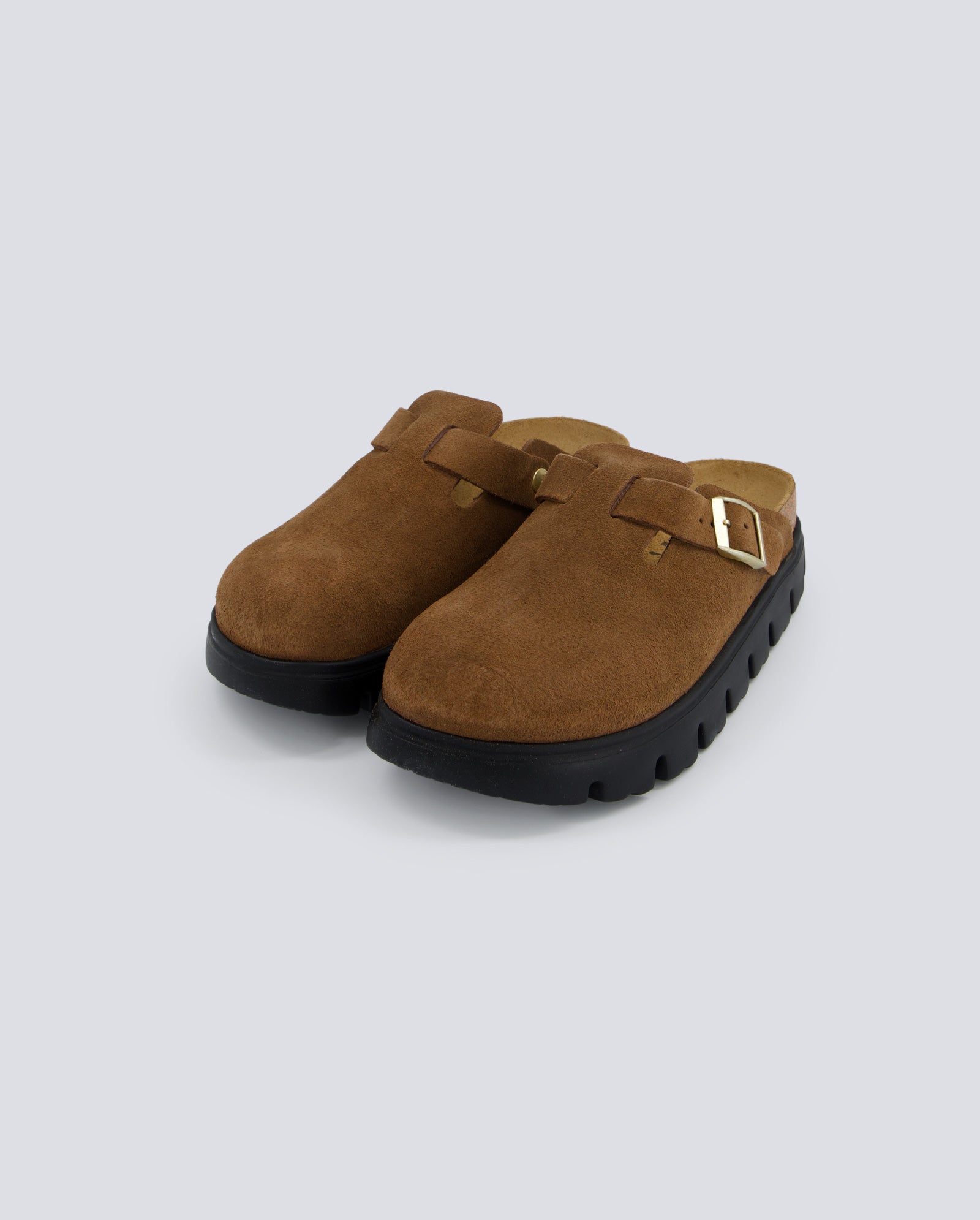 Birkenstock Boston Chunky Level Marróm Mujer 1028402 zapatillas