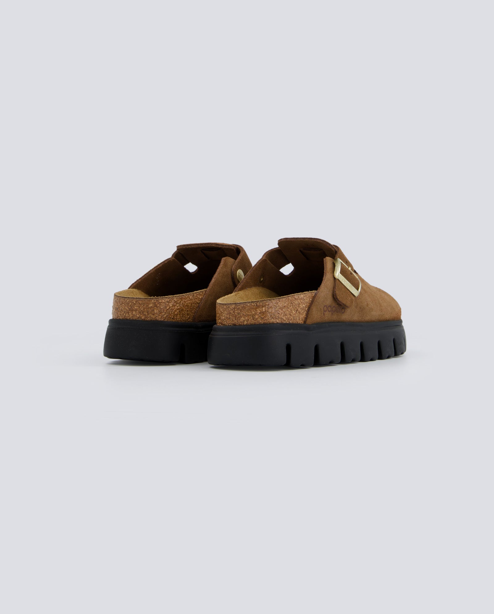 Birkenstock Boston Chunky Level Marróm Mujer 1028402 zapatillas