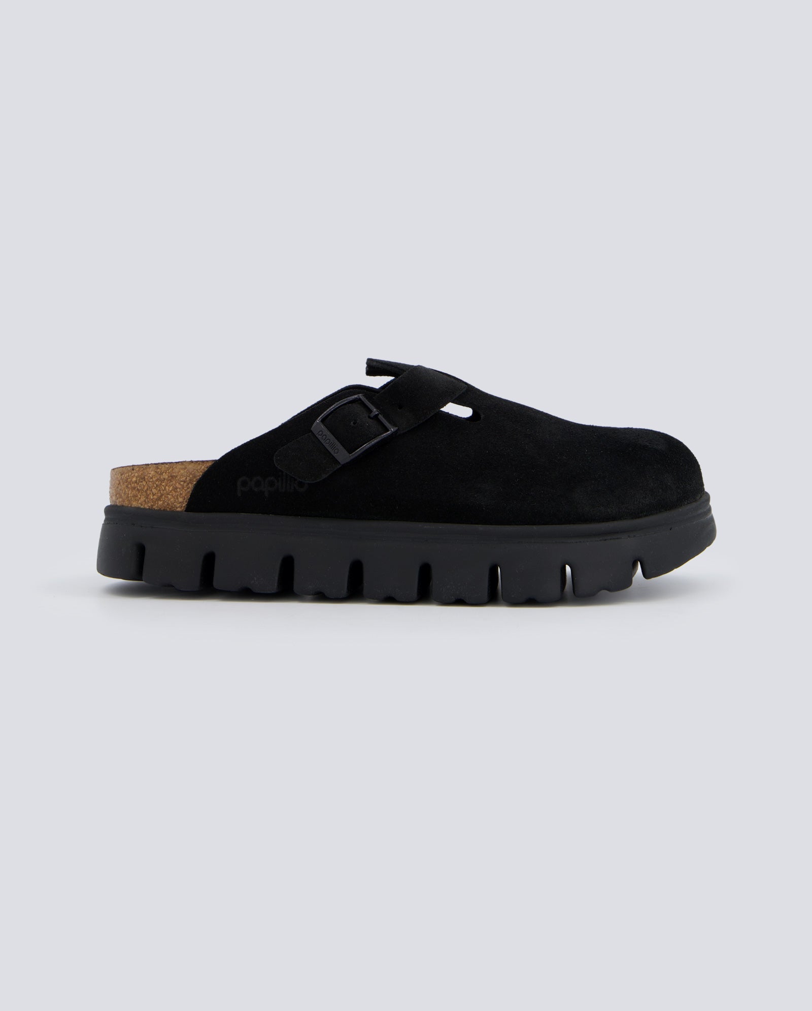 Birkenstock Boston Chunky Level Negro Mujer 1028317 zapatillas