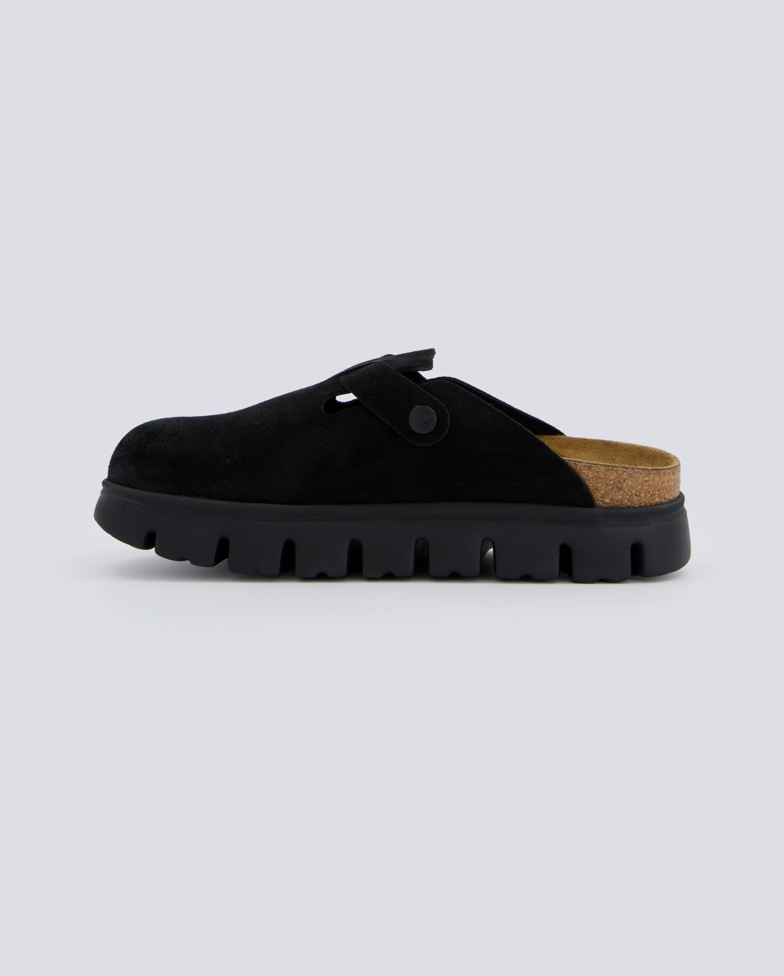 Birkenstock Boston Chunky Level Negro Mujer 1028317 zapatillas