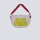 Bolso Coolway Press Bag Gris Y Rojo Unisex