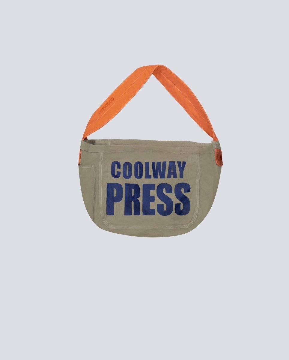 Bolso Coolway Press Bag Verde Y Naranja Unisex