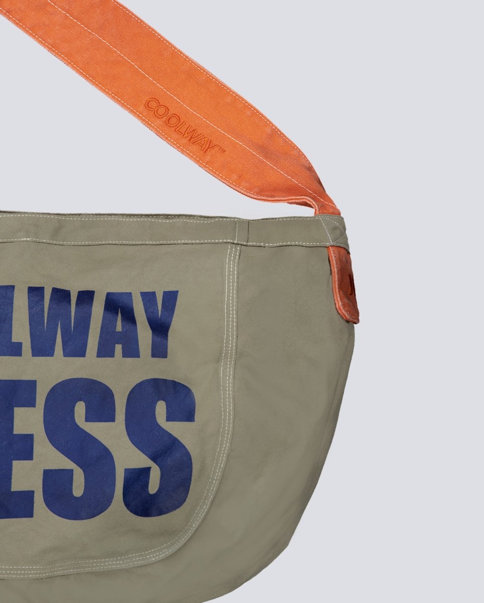 Bolso Coolway Press Bag Verde Y Naranja Unisex