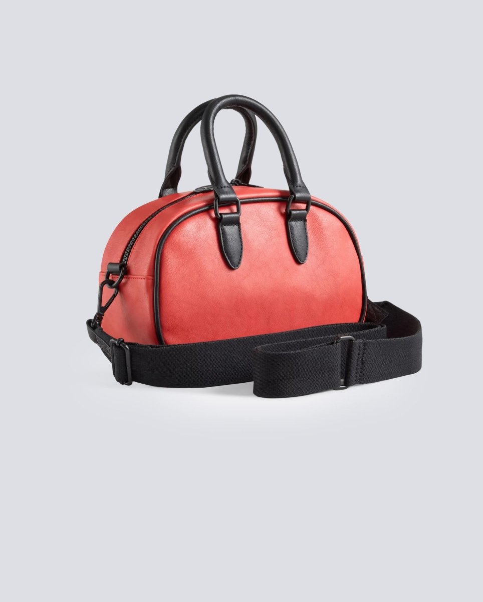 Bolso Puma Archive Mini Grip Bag Rojo Y Negro Mujer 091137-02